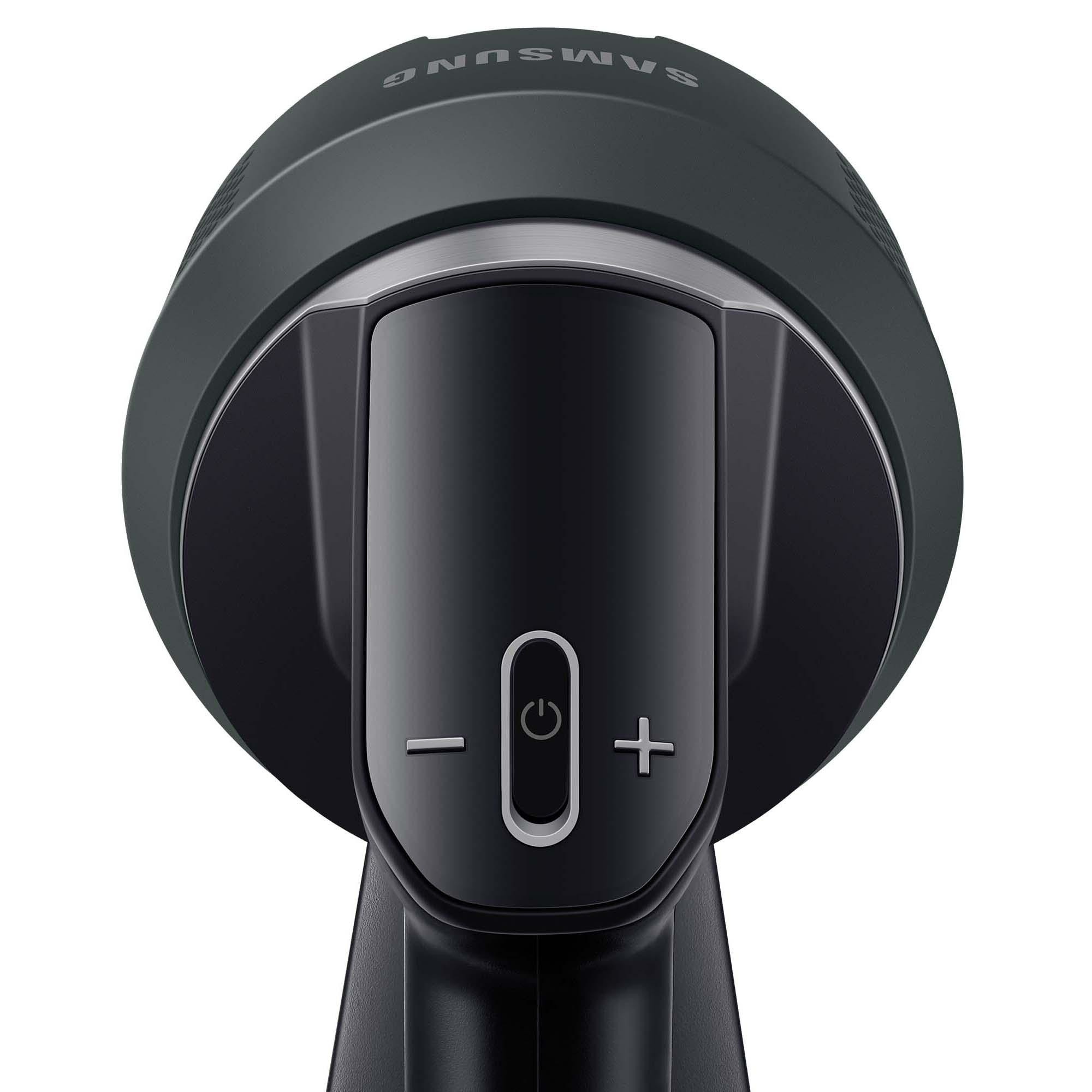 Aspirator Samsung Jet Dual Brush, 210 W, 580 W, negru cromat, 250x930x202 mm, set cu accesorii