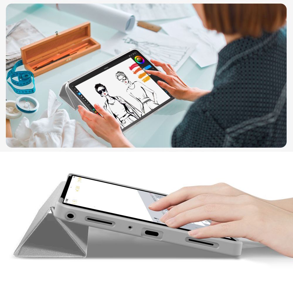 Huse tableta, Graffistore, Pentru Samsung Galaxy Tab A11+ Plus (SM-X310, SM-X315, SM-X236), gri