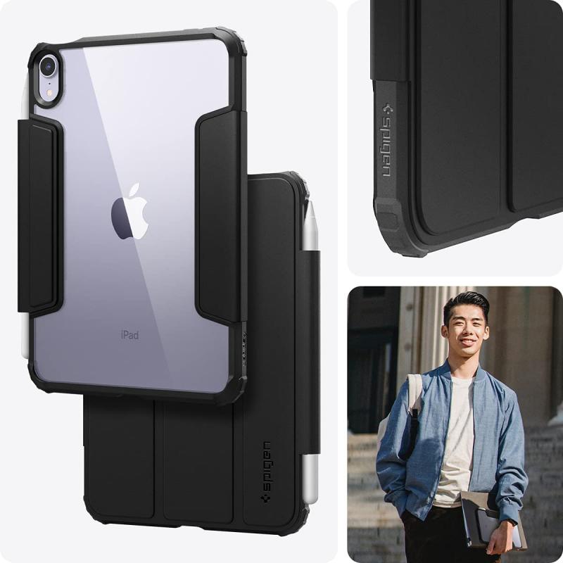 Husa Spigen Ultra Hybrid Pro compatibila cu iPad Mini 6 (2021) Black