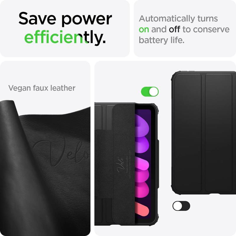 Husa Spigen Ultra Hybrid Pro compatibila cu iPad Mini 6 (2021) Black
