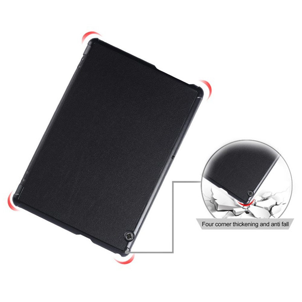 Husa pentru tableta Huawei Mediapad T5 10.1 2018 W09/W19/L03/L09, Accesorio Fold Pro, Negru