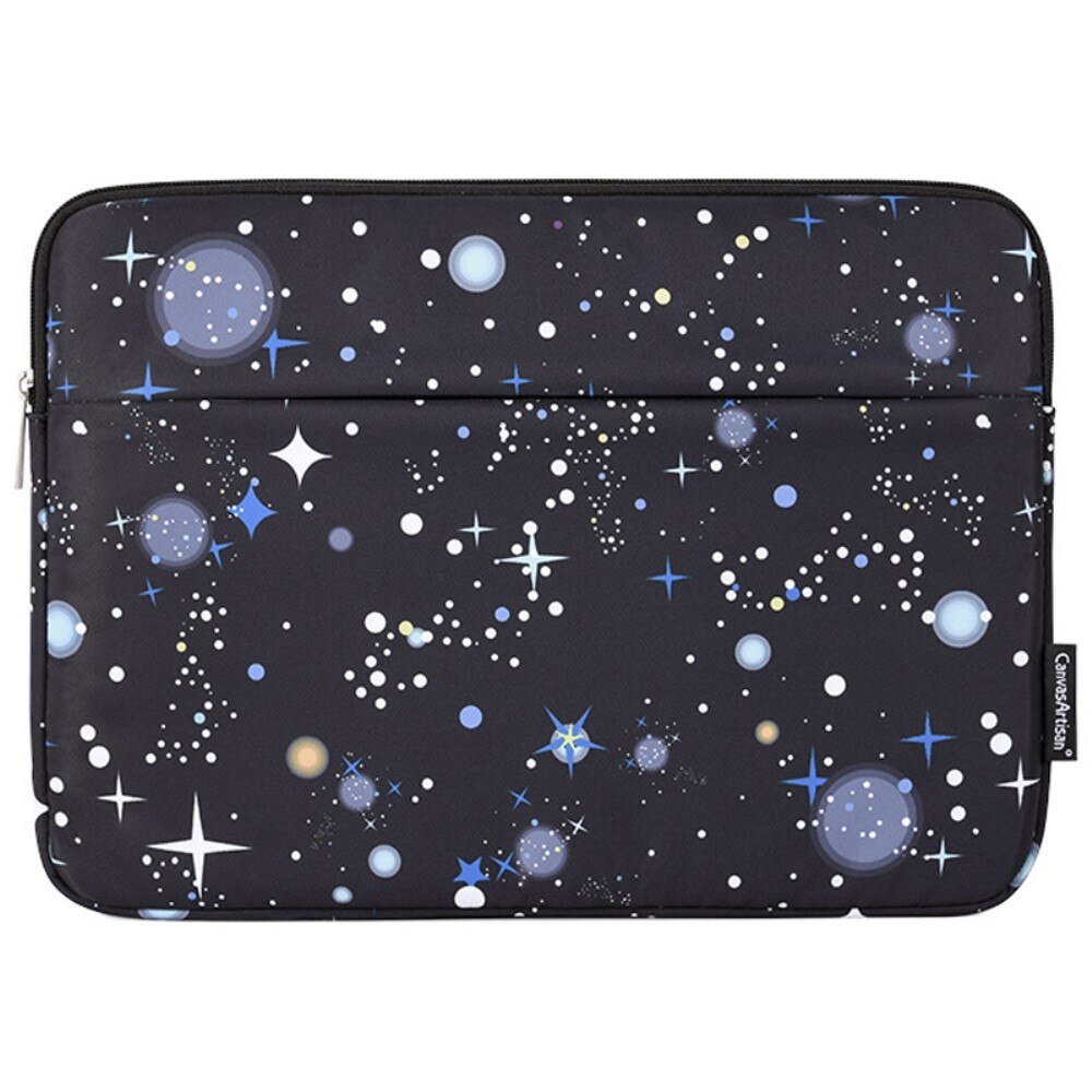 Etui laptop 13", XGSM, negru cu motiv nocturn, 355x251x24mm