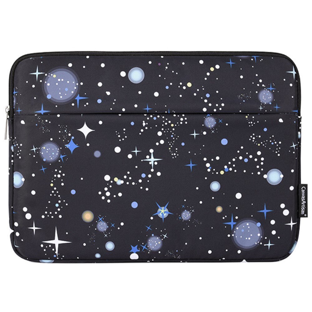 Etui laptop 13", XGSM, negru cu motiv nocturn, 355x251x24mm