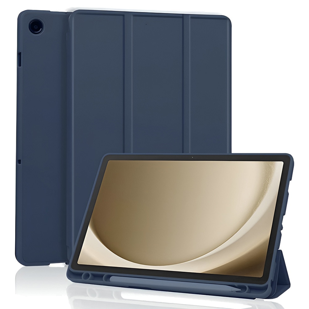 Husa pentru Samsung Galaxy Tab A11 Plus / A9 Plus - Techsuit Flex Trifold - Dark Blue
