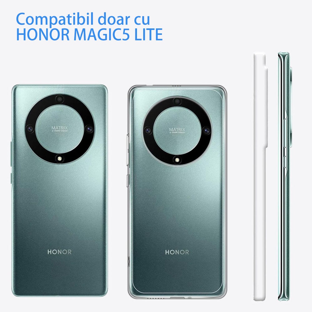 Husa pentru Honor Magic 5 Lite 5G Slim Anti-Shock, Transparent