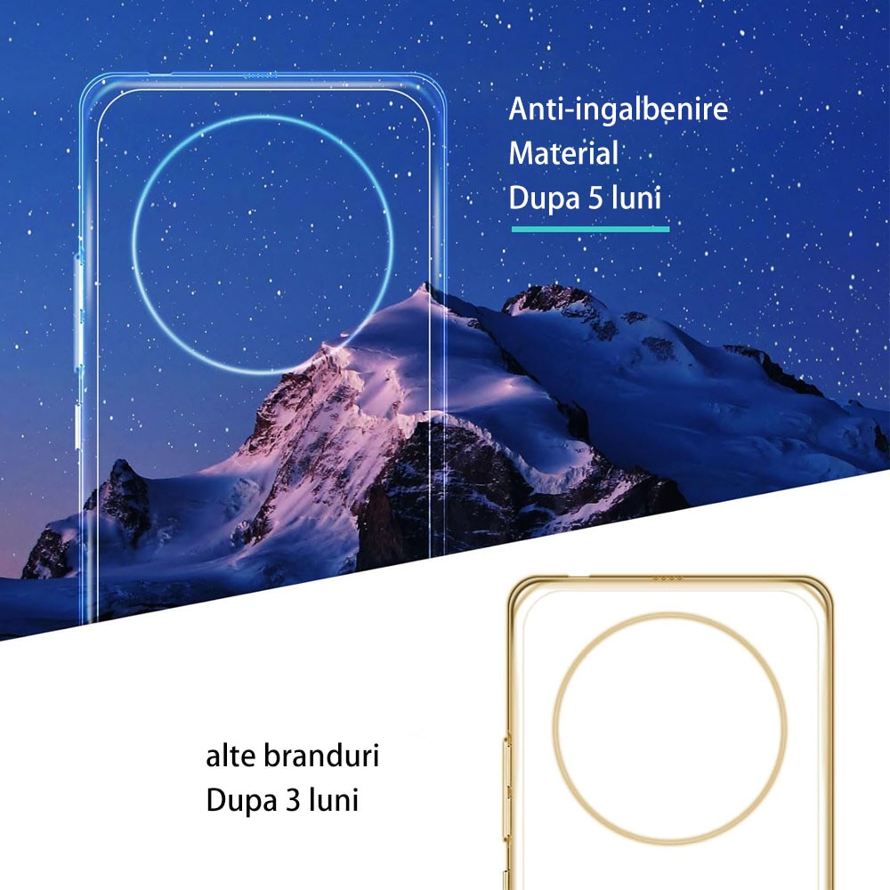 Husa pentru Honor Magic 5 Lite 5G Slim Anti-Shock, Transparent