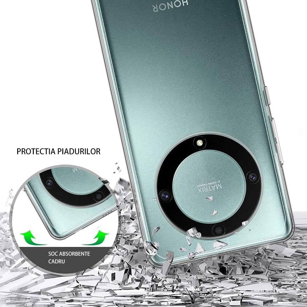 Husa pentru Honor Magic 5 Lite 5G Slim Anti-Shock, Transparent