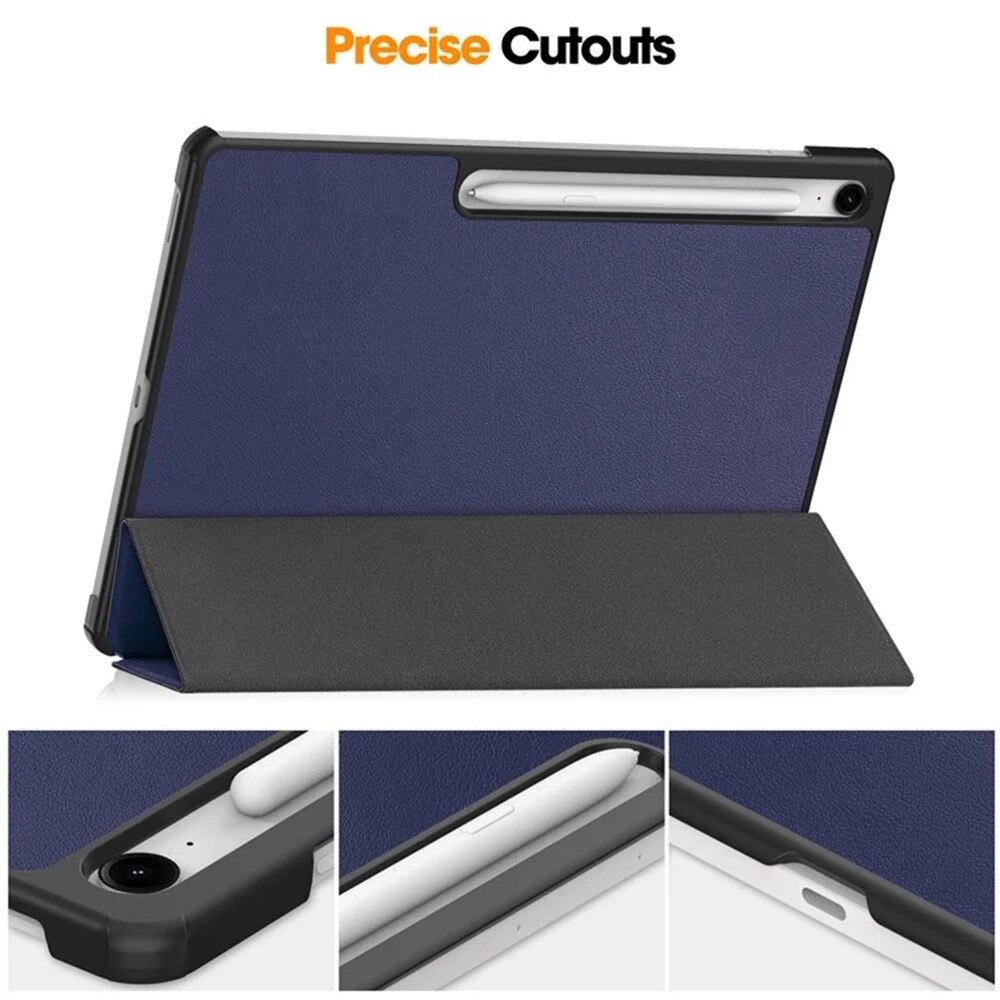 Husă pentru tabletă, roșie, 360° protecție, design elegant, Galaxy Tab S10 FE Plus