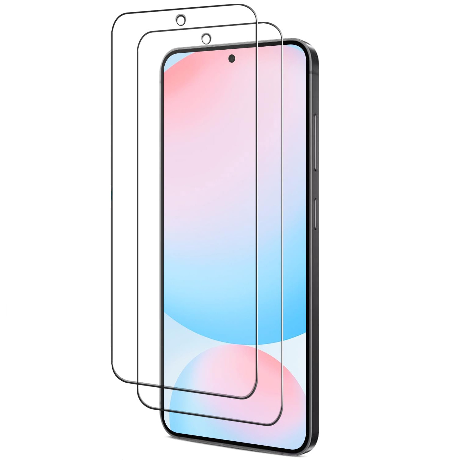 Set 2 Folie Protectie compatibila cu Samsung Galaxy S25 Plus, Sticla Templata 9H+, Claritate Super HD, Tratament Electronic Oleofobic si Anti Amprente