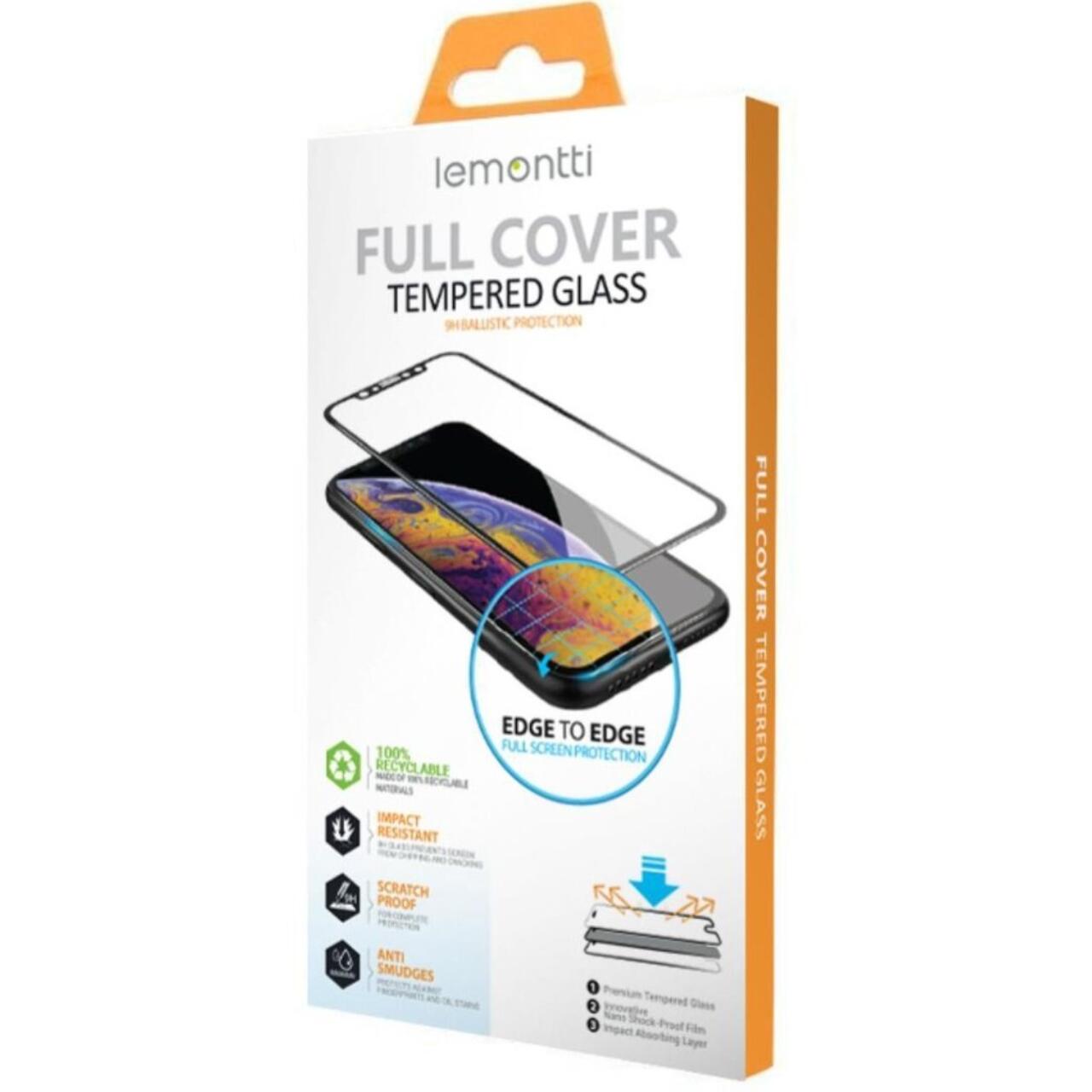 Folie Lemontti Sticla Full Fit Samsung Galaxy S24 FE Negru