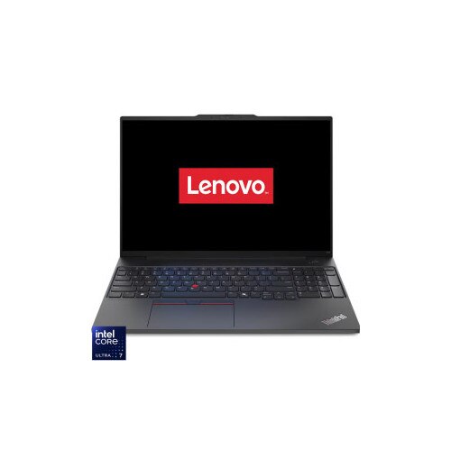 Laptop Lenovo ThinkPad E16 Gen 3, 32GB RAM, 256GB SSD, Negru, 16 inch