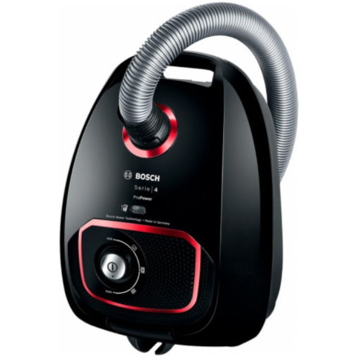 Aspirator cu sac Bosch BGLS4POW2 ProPower, Negru, 850 W, 4 l, filtru Hepa
