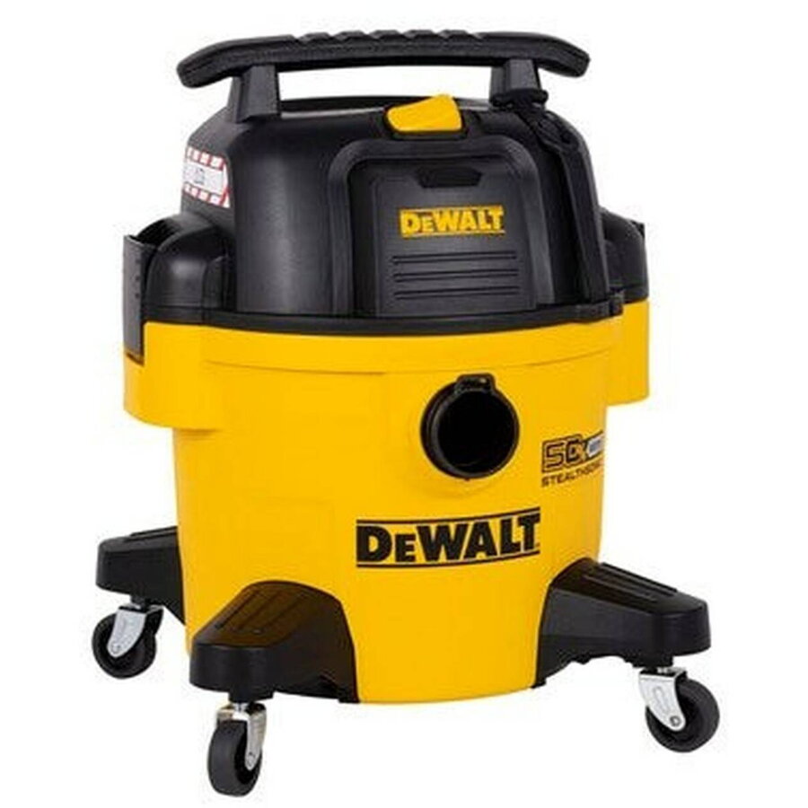 Aspirator DeWALT AT-DXV23P-QT, 800 W, 19 kpa, 23 L, galben/negru, compact, umed si uscat