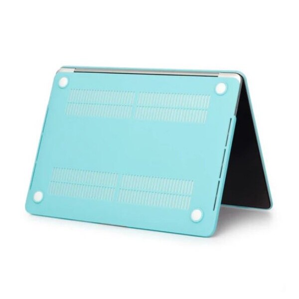 Carcasa de protectie, Compatibila cu Macbook Air 13.6 inch, Ultra-Slim, Turcoaz