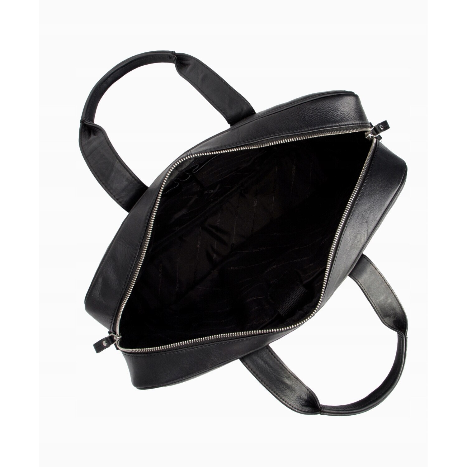 Geanta laptop, Puccini, Negru