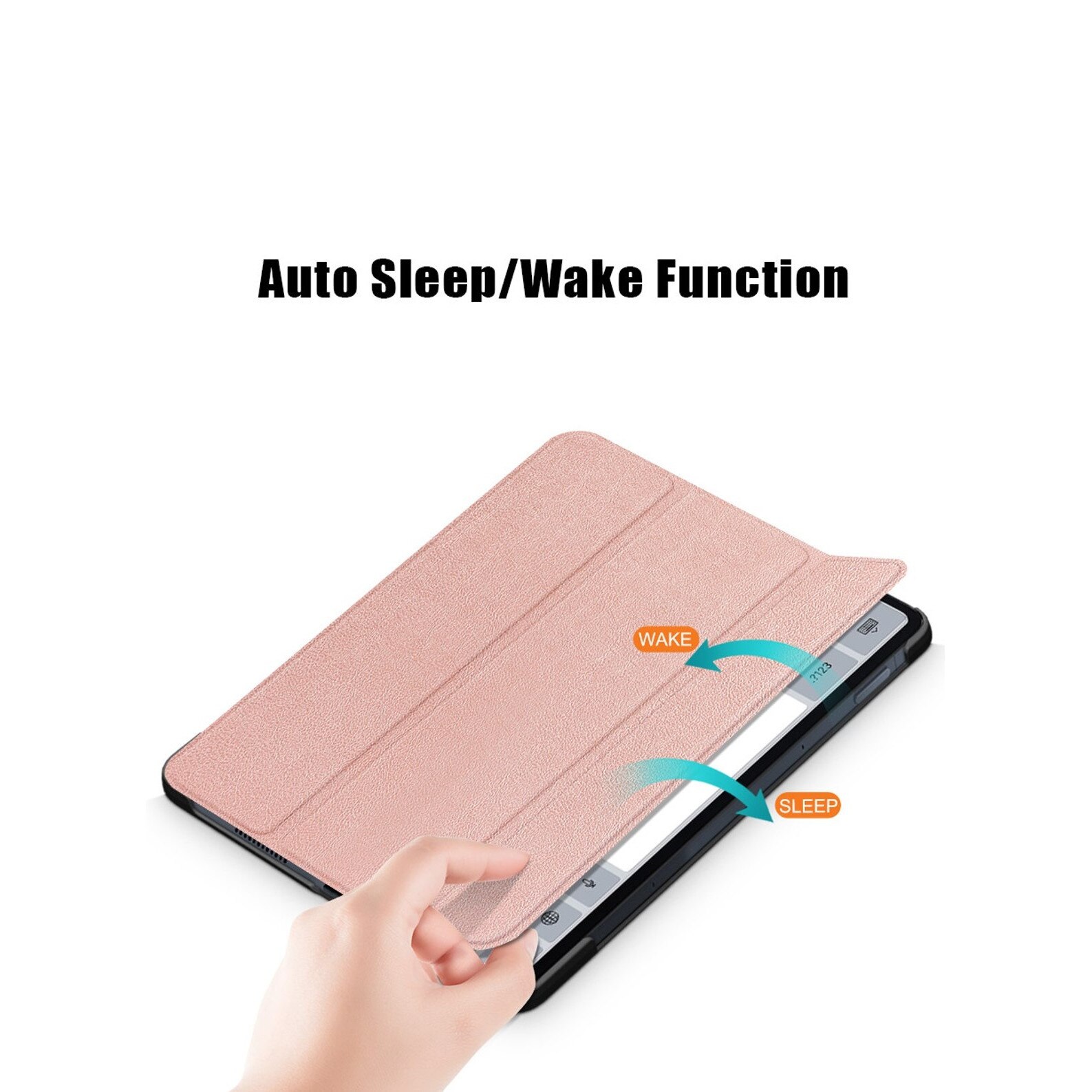 Husa tableta, URBBKING, Compatibila cu Xiaomi Mi Pad 5/5 Pro, Roz
