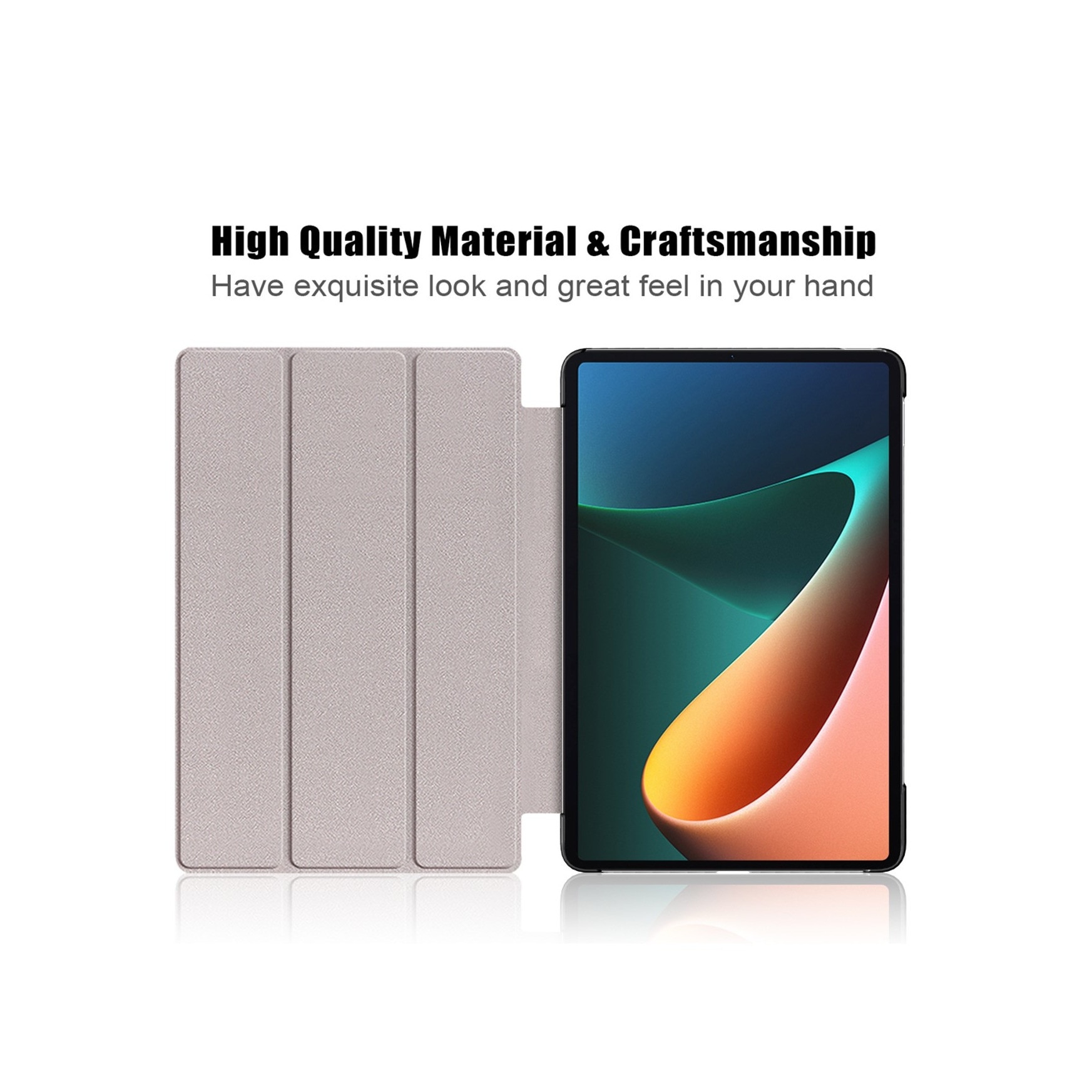 Husa tableta, URBBKING, Compatibila cu Xiaomi Mi Pad 5/5 Pro, Roz