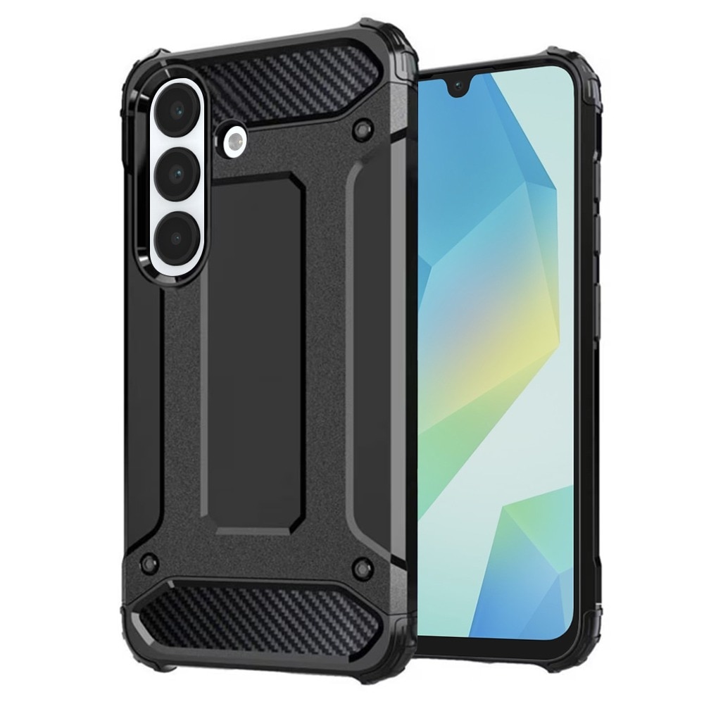 Husa pentru Samsung Galaxy A17 5G / A17 4G Daden® Hybrid Armor, Protectie sporita, Antisoc, Calitate Premium, Negru