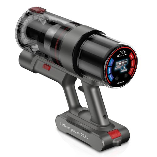 Aspirator vertical 2 in 1, Rohnson M19 Mamba Force 2, motor BLDC, 415 W, 200 AW, 29.6 V, 78d B, cyclone, 0.6 L, 32 kPa, senzor de praf, autonomie 60 min