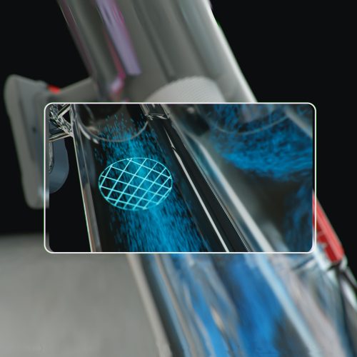 Aspirator vertical 2 in 1, Rohnson M19 Mamba Force 2, motor BLDC, 415 W, 200 AW, 29.6 V, 78d B, cyclone, 0.6 L, 32 kPa, senzor de praf, autonomie 60 min