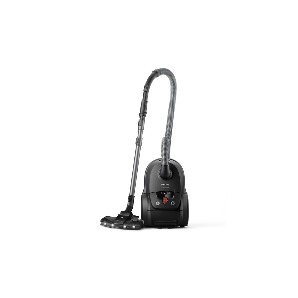 Aspirator cilindric PHILIPS XD8122/10, 900W, HEPA 13, negru, 5.4 kg, 9m cablu
