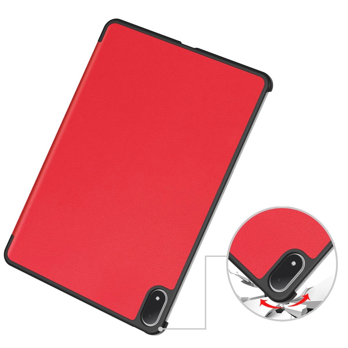 Husa tableta Bizon, pentru OnePlus Pad 3 / 2 Pro / OPPO Pad 4 / 4 Pro, rosu