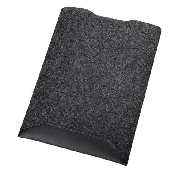 Husa Edman Minimalist M15 pentru Apple Macbook Air de 15.4", 38x27x0.5cm, cu mousepad, din piele si material textil