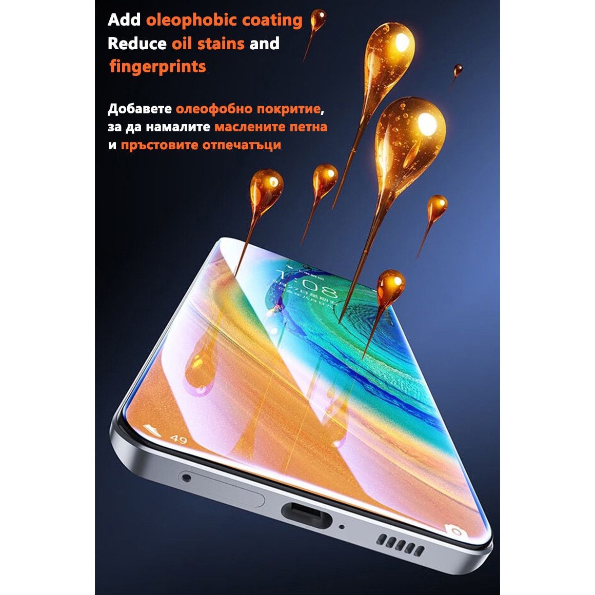 Folie sticla protectie telefon, pentru Samsung Galaxy S24 Ultra, Privacy, Full Cover, Anti Zgarieturi, Anti-amprenta, Nu se va lipi stramb, Vine cu un dispozitiv simplu de instalare pentru o pozitionare precisa