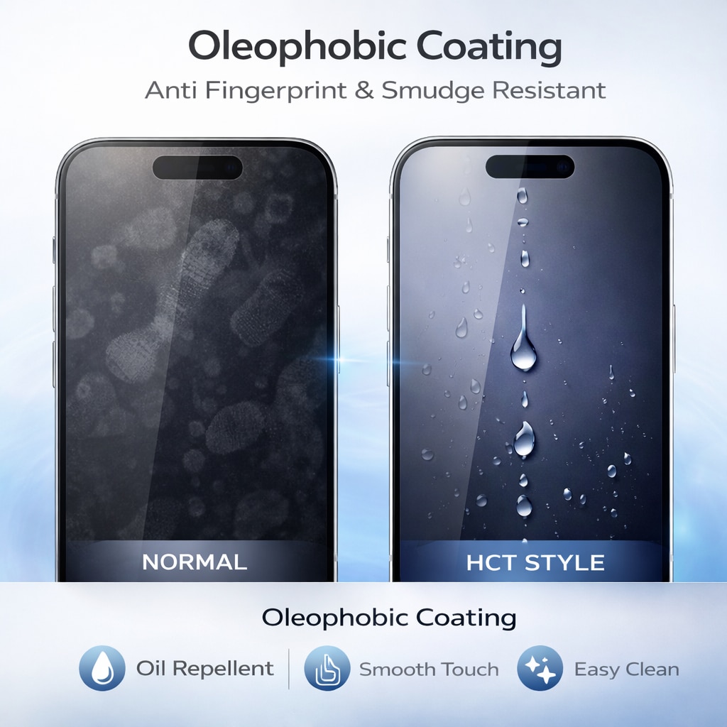 Folie din Sticla Securizata pentru iPhone 15 Set 2 Bucati HCT STYLE®, Protectie Ecran Anti-Zgarieturi, Ultra-Clara, Rezistenta