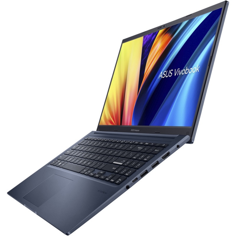 Laptop ASUS 15.6'' ultra-portabil, FHD, Procesor Intel® Core™ i7-13620H (24M Cache, up to 4.90 GHz), 10 cores, 48GB DDR4, 8TB SSD, Intel UHD, No OS, albastru marin