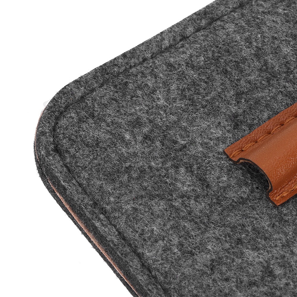 Geanta laptop din lana, BGHYHYHI, gri, 11", 24x34x2cm