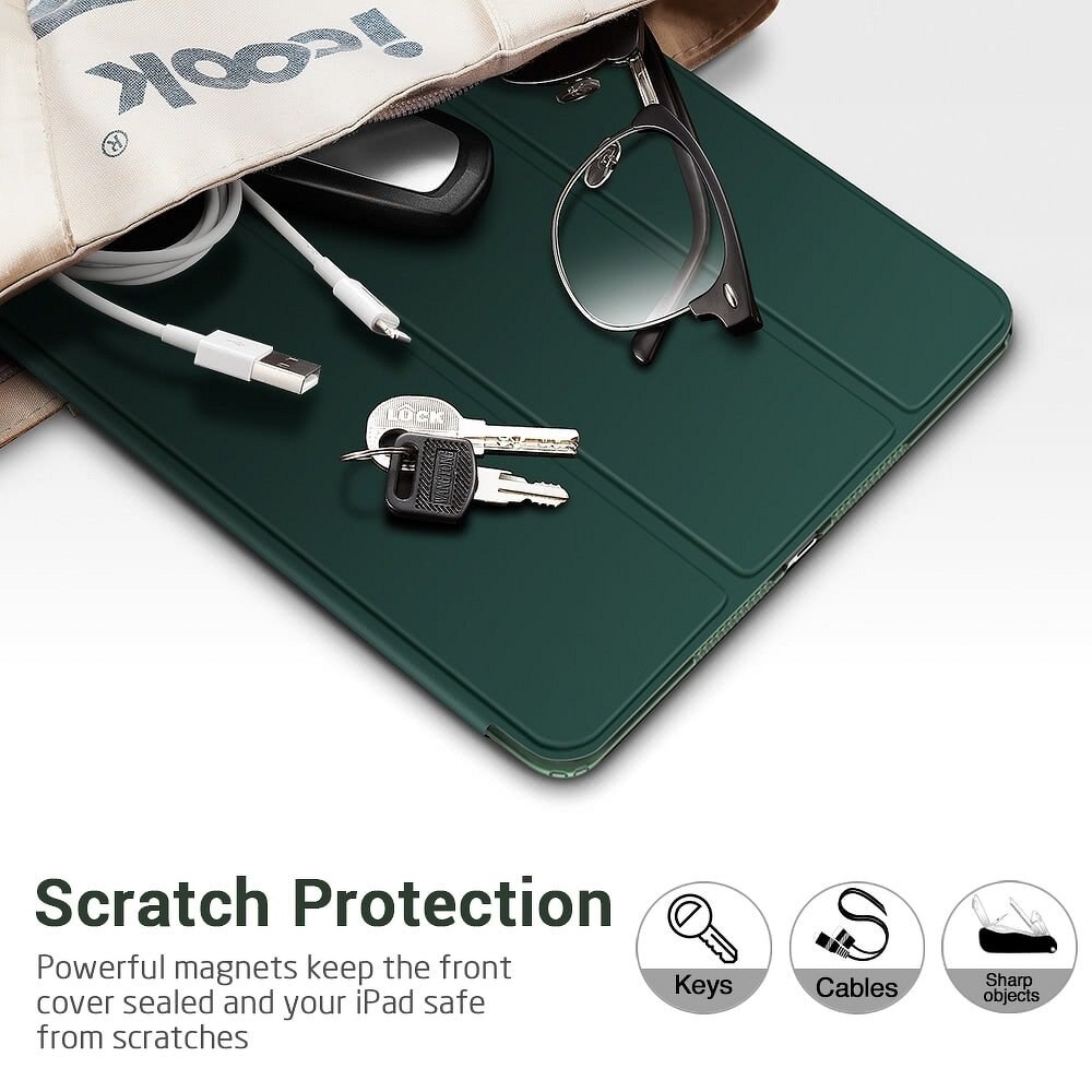 Husa Esr Rebound Smartcase Ipad 7/8 2019/2020 Verde Pine