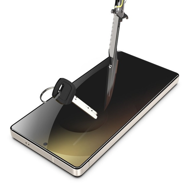 Pachet 2 x Folie Sticla Upzz® Titan Pentru Samsung Galaxy S25 ULTRA, Aplicator Inclus, Montaj Rapid, Privacy - AntiSpy