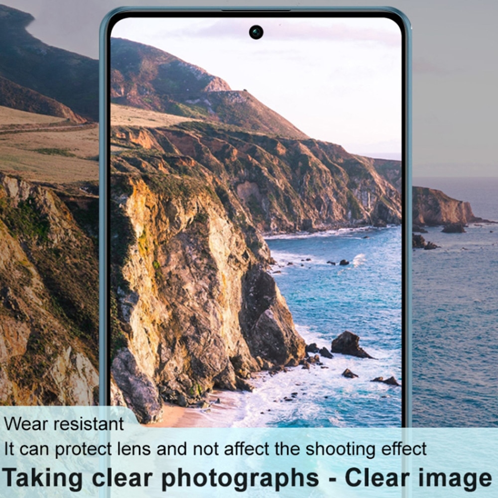 Folie Camera pentru Xiaomi Redmi Note 13 4G - Techsuit Full Camera Glass - Black