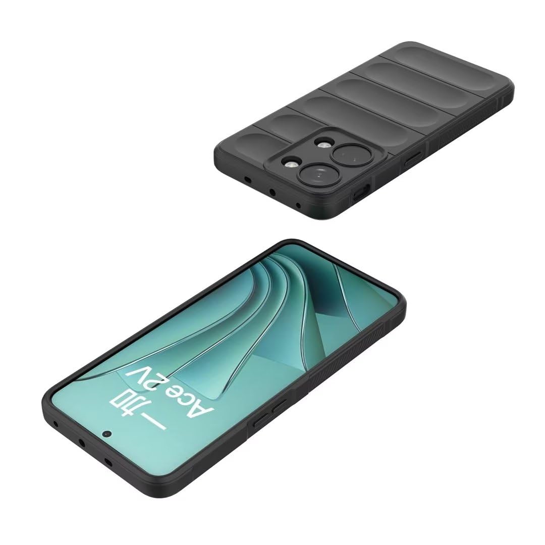 Husa telefon, pentru OnePlus Nord 3 5G Heavy Duty 3D cu dungi senzoriale Soft Silicone Full Portection Rezistent la socuri, Gri deschis