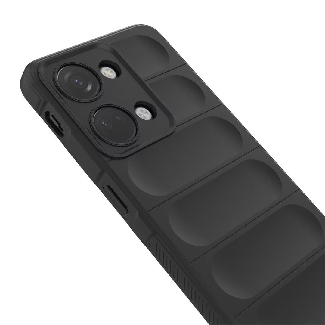 Husa telefon, pentru OnePlus Nord 3 5G Heavy Duty 3D cu dungi senzoriale Soft Silicone Full Portection Rezistent la socuri, Gri deschis
