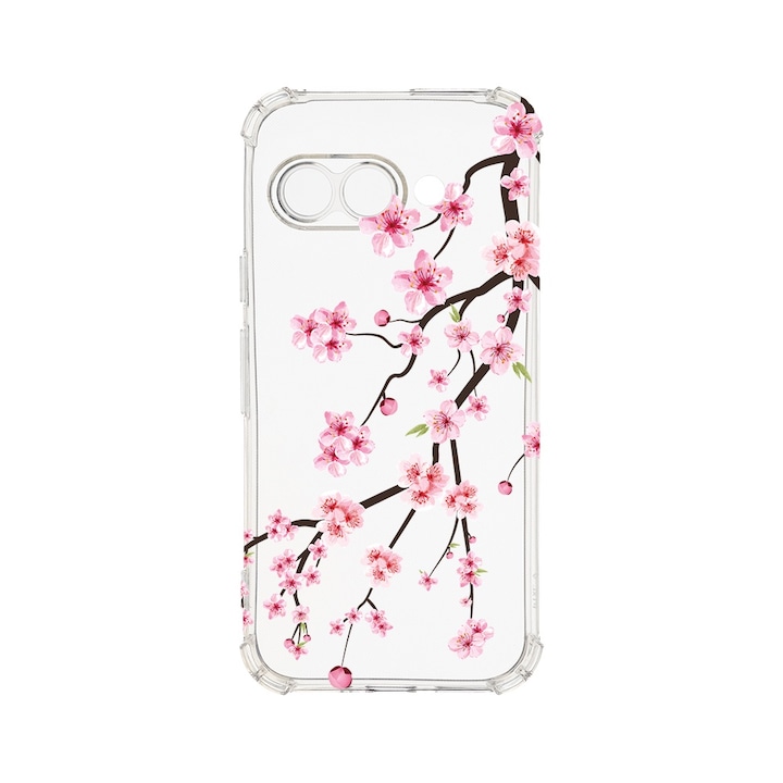 Husa pentru Google Pixel 9a, BestCase® Anti Shock 1.5MM, Japan Cherry tree, Rezistenta La Socuri, Protectie camera, ecran si colturi, AS 1475