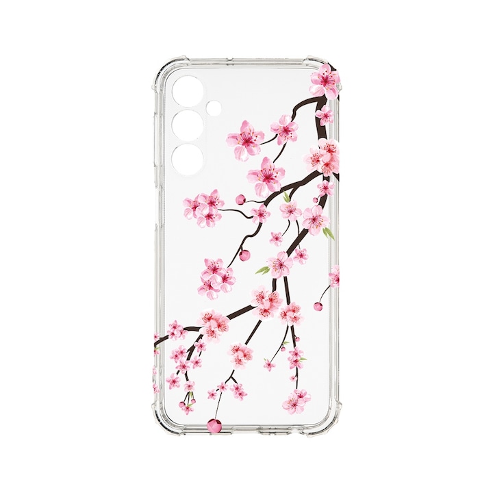 BestCase® Husa Anti Shock 1.5MM, Compatibila Cu Samsung Galaxy A35, Japan Cherry tree, Air Cushion Technology, AS 1475