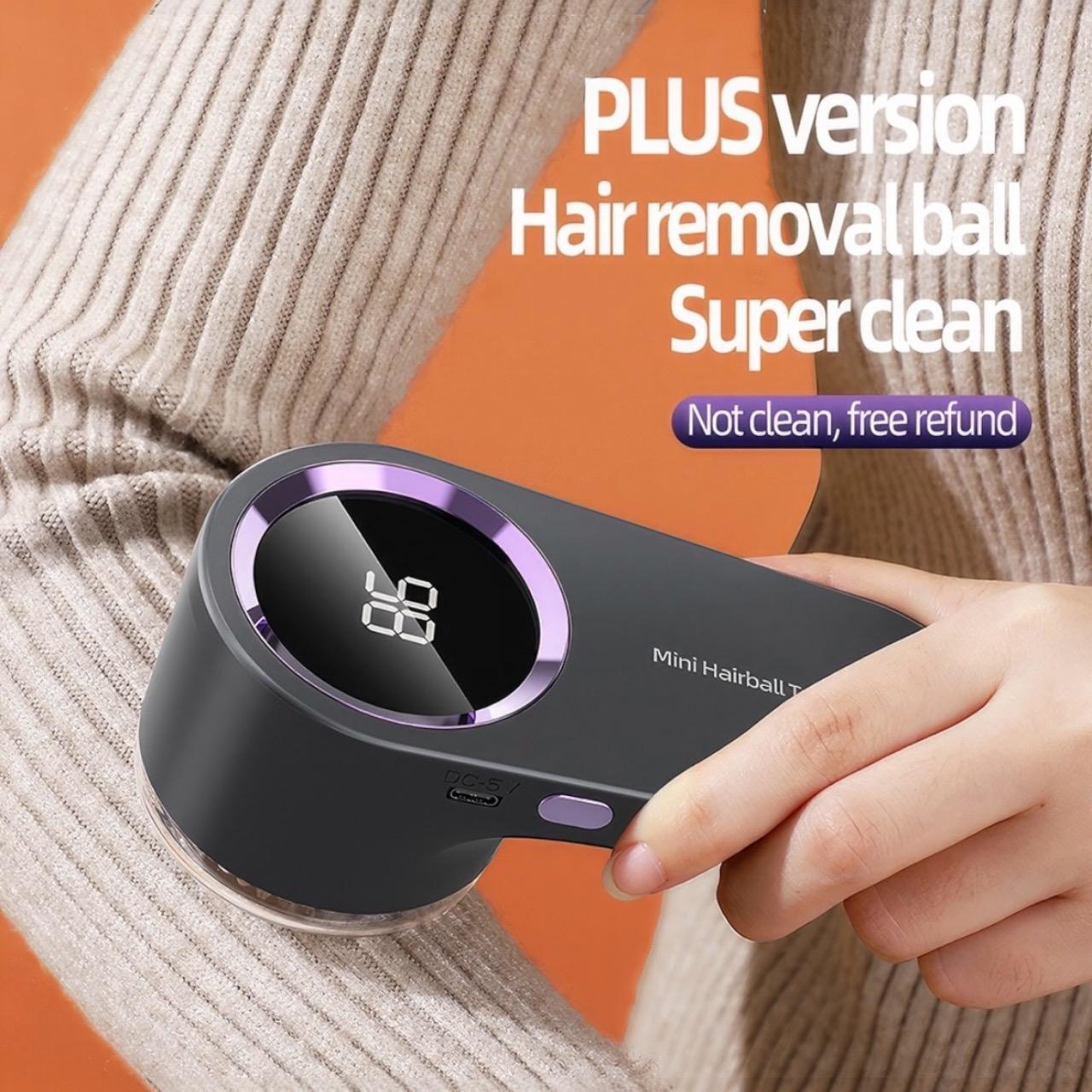 Aparat electric pentru îndepărtarea scamelor, reincarcabil, lama din oțel inoxidabil, 35 ml, alb