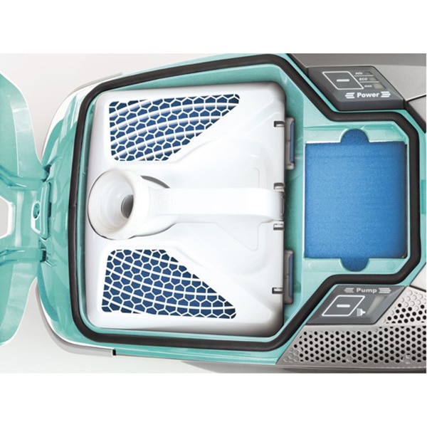 Aspirator cu filtrare prin apa Thomas Multi Clean X10 Parquet 788577, 1400 W, 3 trepte de viteza, filtru lavabil HEPA13, sac XXL praf 6 L, Verde