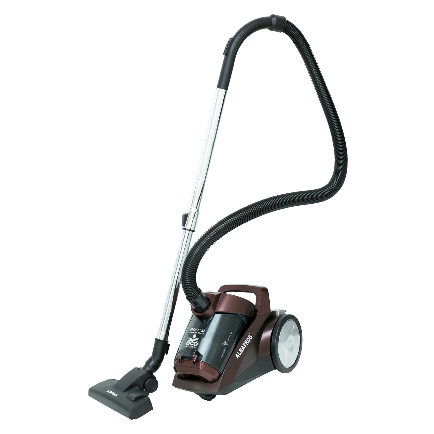 Aspirator Albatros Rebel 80 Eco, ciclonic, fara sac, aspirare uscata, filtru Hepa, 4 l, 800 W