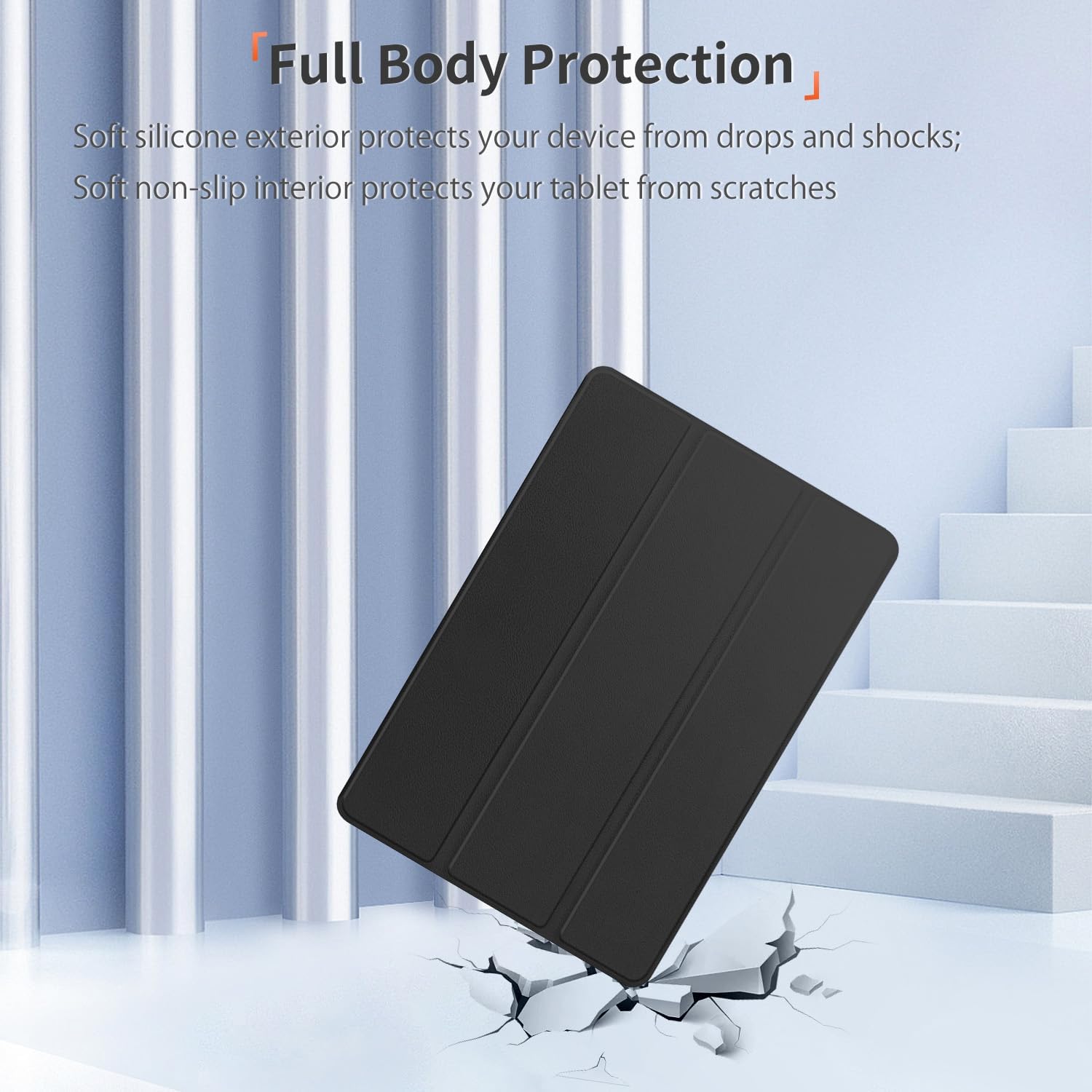 Husa Sigloo pentru tableta Lenovo Idea Tab Pro 12.7" – Slim, Tri-Fold Magnetic, Piele Ecologica, Stand Reglabil, – Burgundy