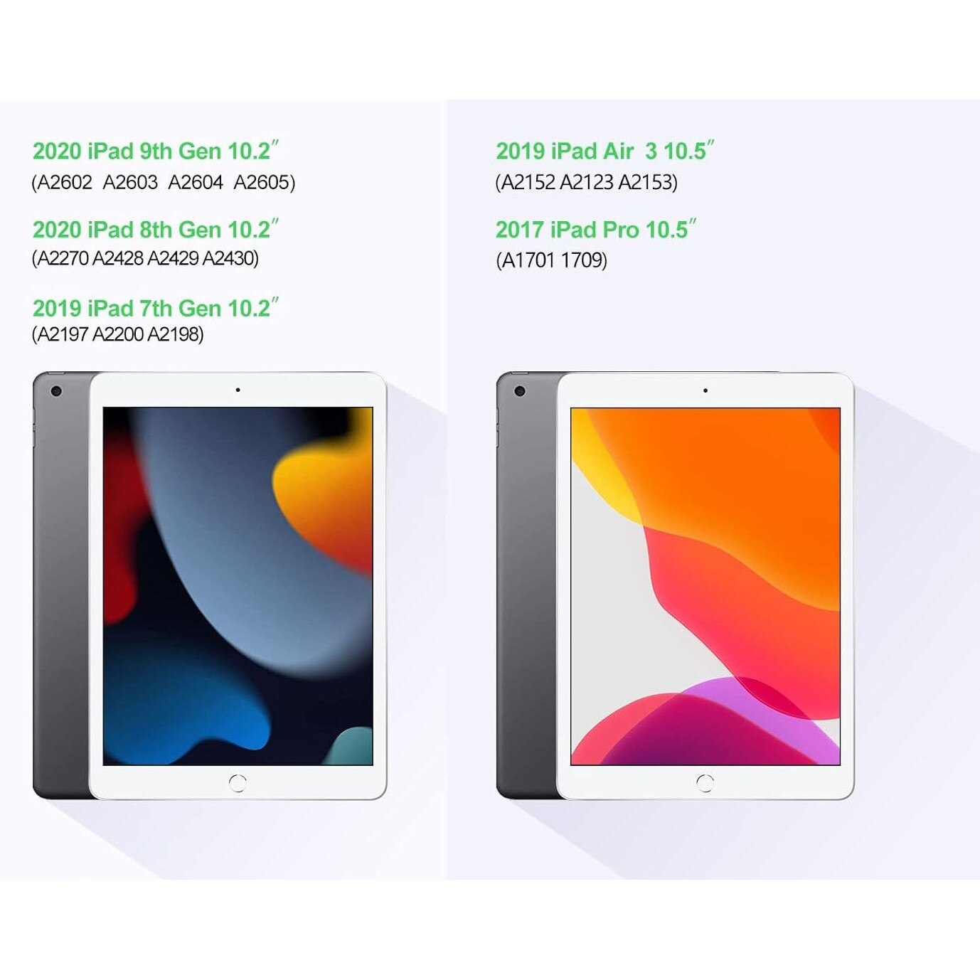 Husa compatibila cu iPad 10.2 inch / i Pad 10.5, cu tastatura, inchidere magnet, piele PU roz