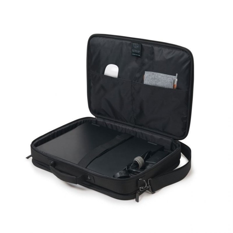 Geanta laptop, Dicota, D30491-RPET, Eco Multi Plus BASE, Poliester, 14-15.6", Negru