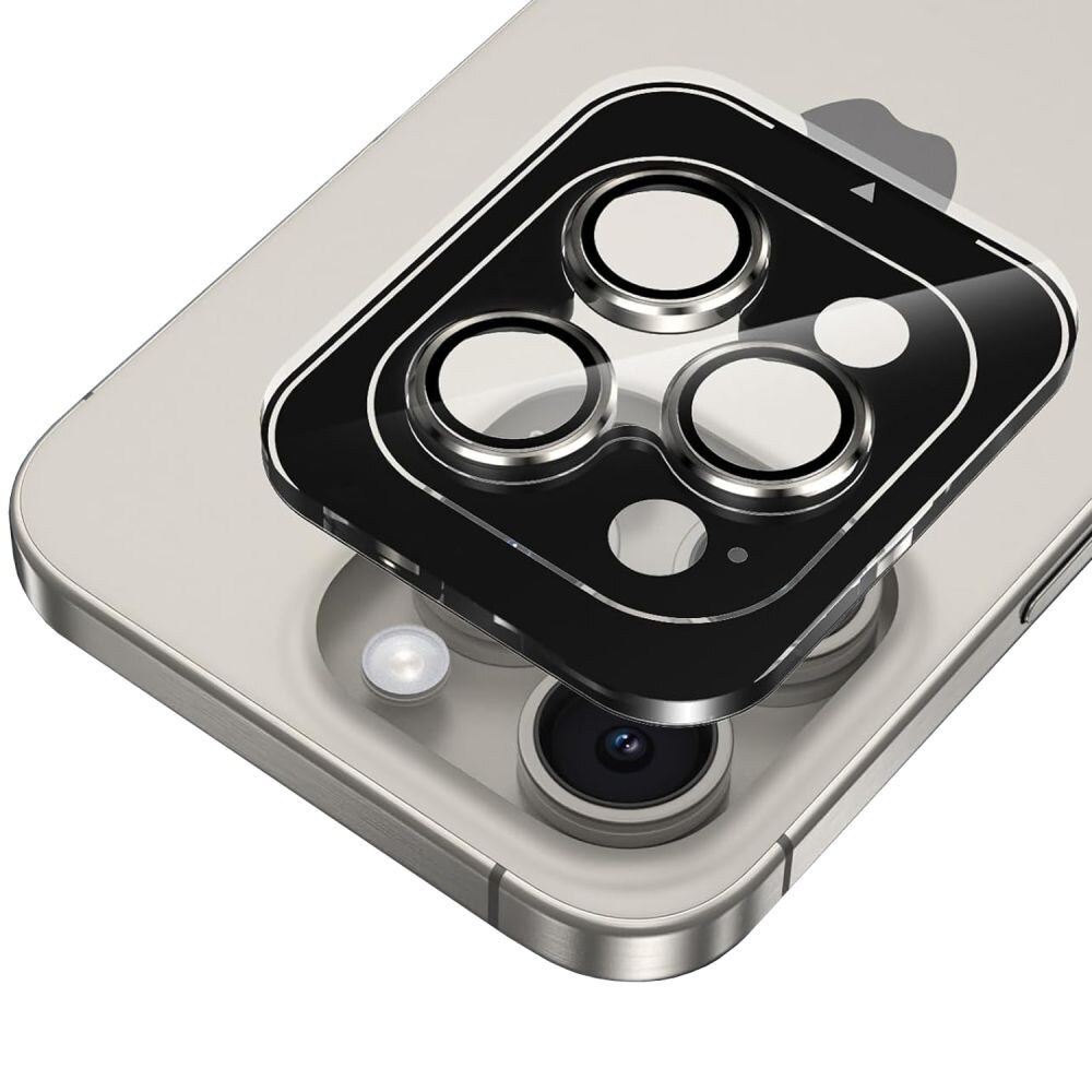 Folie de protectie camera Hofi Camring Pro+ pentru Apple iPhone 14 Pro/14 Pro Max Negru
