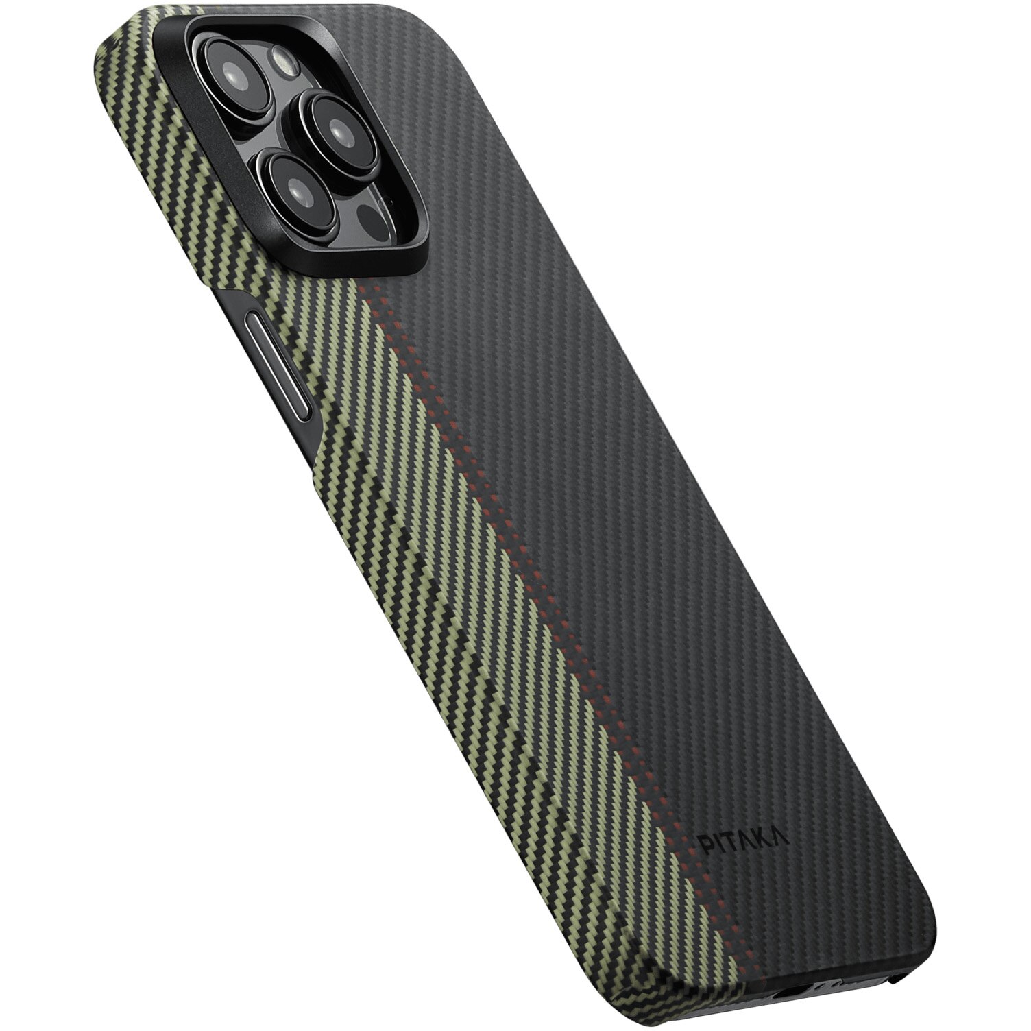 Husa de protectie Pitaka MagEZ 4, Aramida 600D, pentru iPhone 15 Pro, compatibila MagSafe, Overture