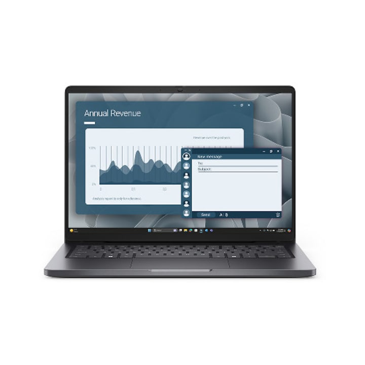 Laptop Dell Pro 14, AMD Ryzen 3, 8GB RAM, 512GB SSD, 14.0" FHD+, culoare FgrPr