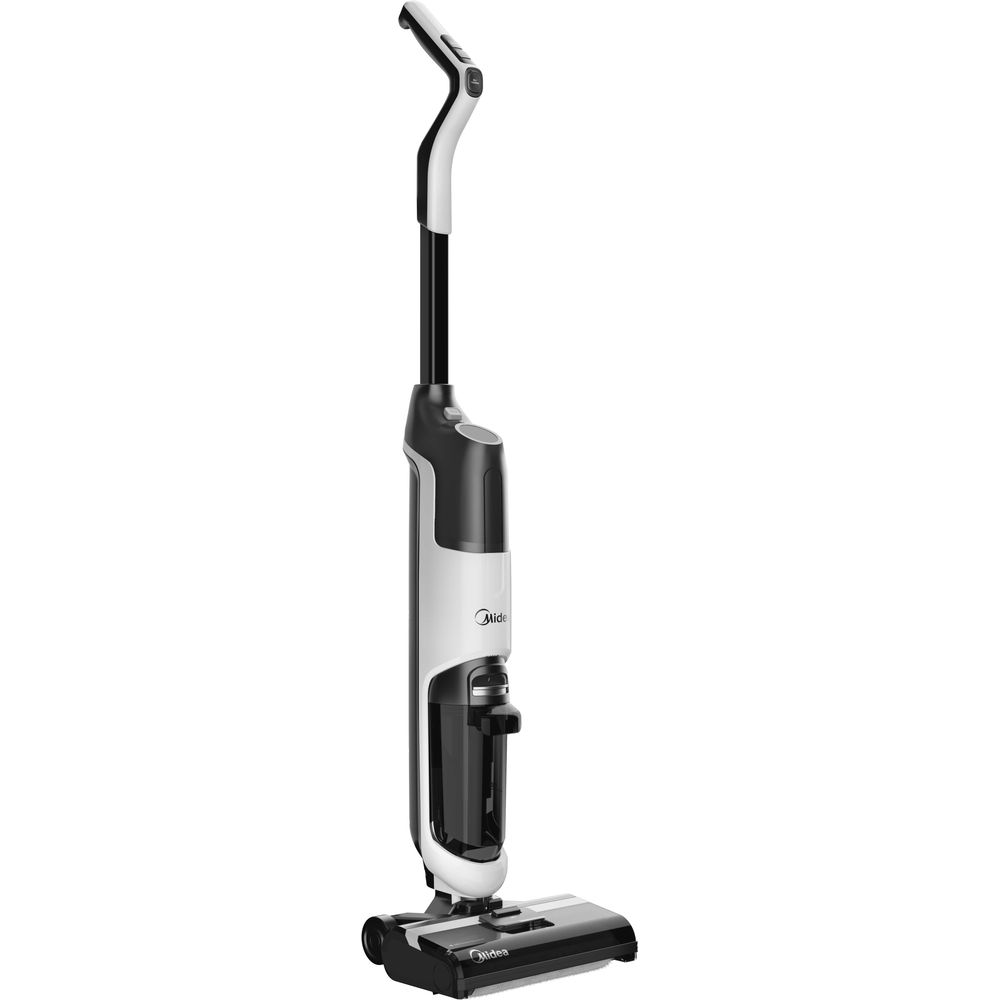 Aspirator fara fir, Midea, MWD-X6, functie de spalare, 120 W, alb/negru