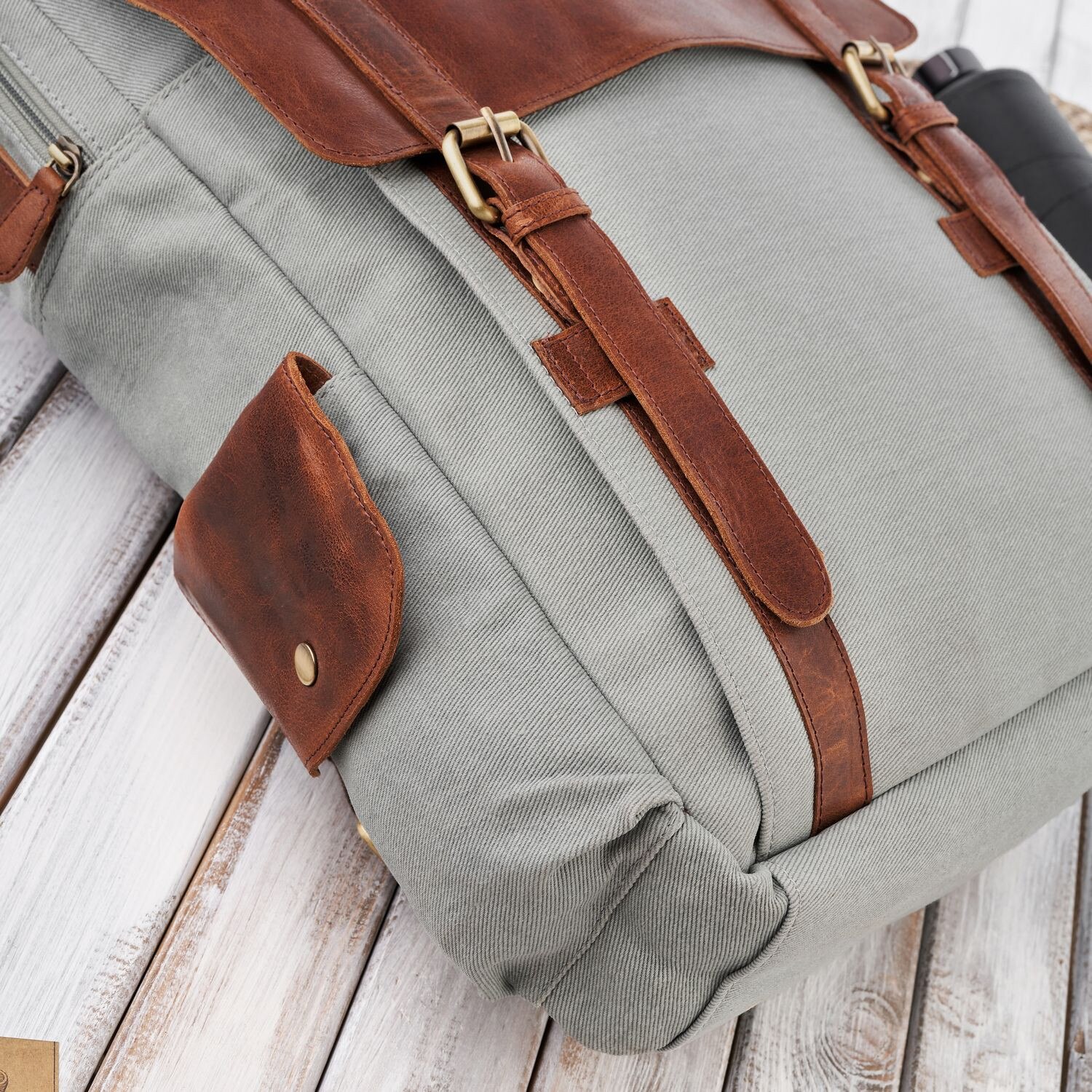 Rucsac pentru laptop de calatorie din piele pentru barbati Paolo Peruzzi