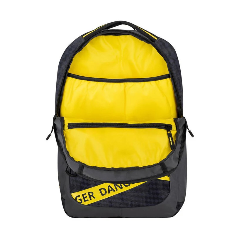 Rucsac pentru laptop de 15.6" Erebus, Rivacase, Poliester, 20 l, 310 x 185 x 460 mm, Gri / Galben
